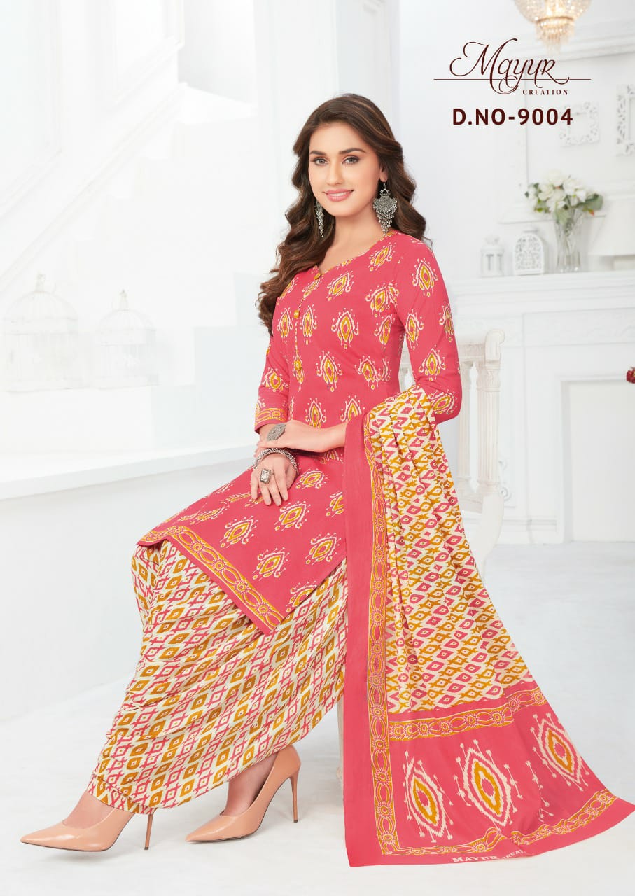 Mayur Ikkat 9 Cotton Printed Regular Wear Designer Dress Material Collection